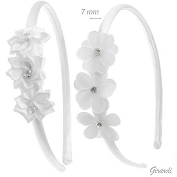 Cerchietto Per Capelli Con Fiori Neri - Accessorio Estivo Per Donne E Ragazze, Fatto A Mano