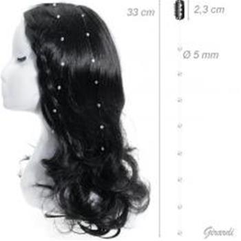 Decorazione per Capelli con Filo Di Nylon e 8 Strass